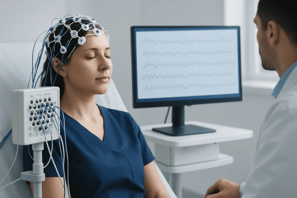 What Brain Wave Monitoring Can Show — EEG test
