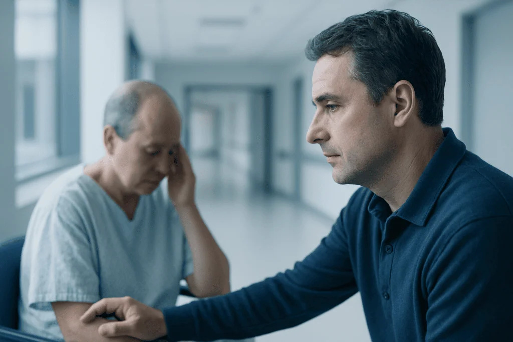 What Causes Cancer Learn Common Causes and Prevention 1 Doctor and patient in consultation at Acibadem Hospital.