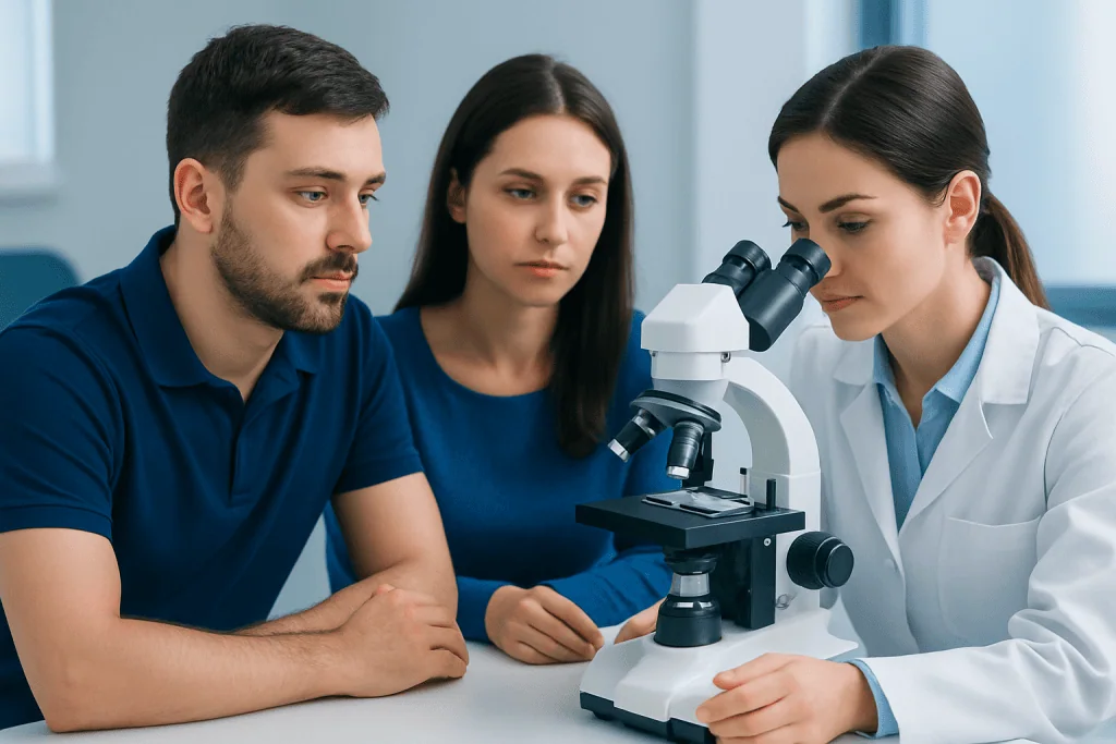 What doctors ask and check first — infertility tests