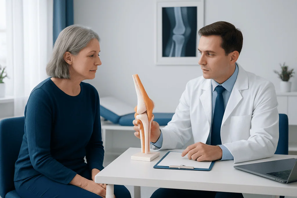 What Happens Before and During the Procedure — knee arthroscopy