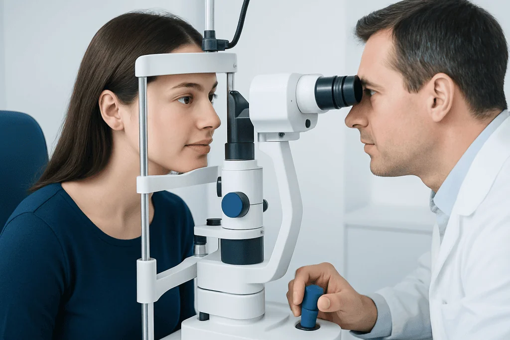 What Happens During an Eye Exam — eye exam