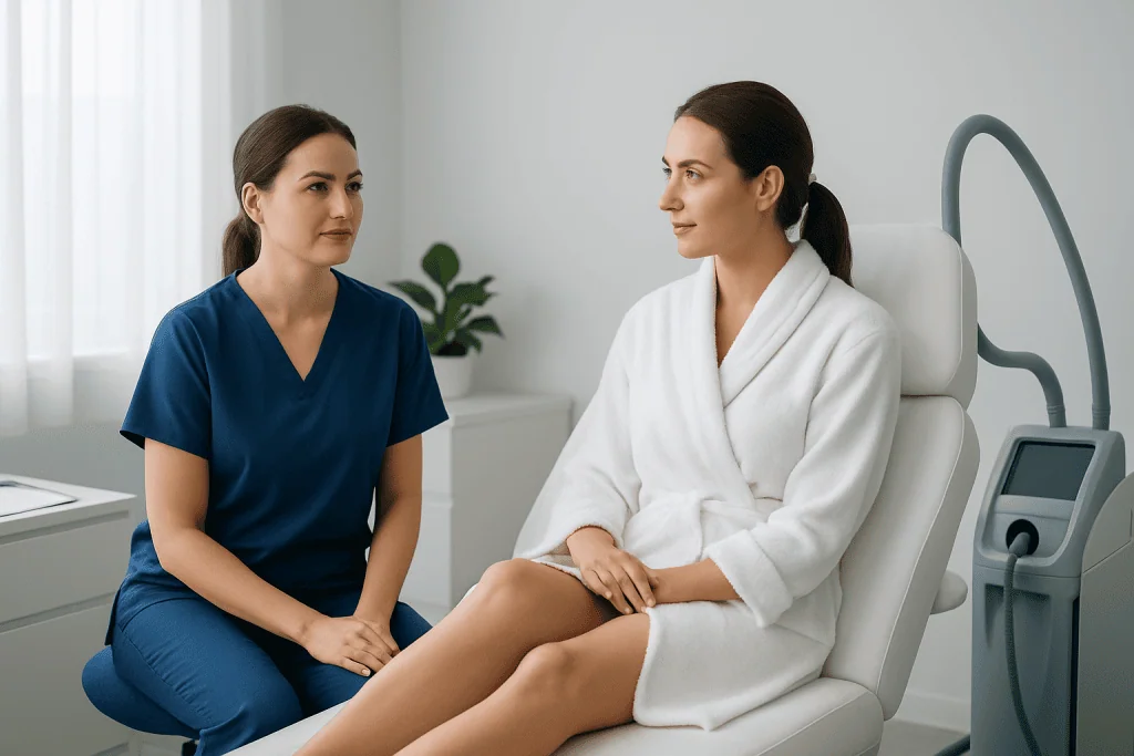 What happens during the procedure — laser hair removal