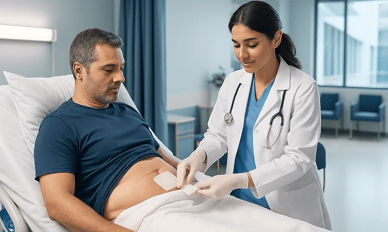 What is this treatment? — wound dressing changes after surgery in turkey