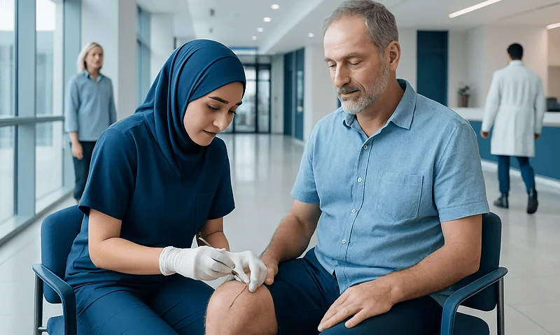 What is this treatment? — suture removal in turkey