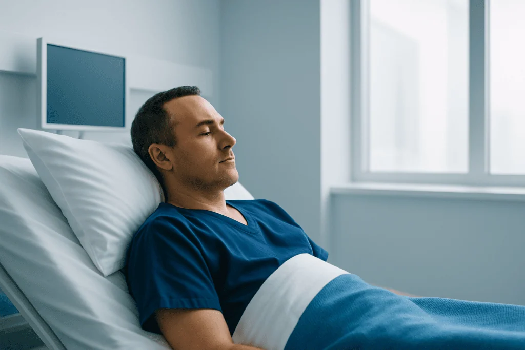 What Patients Often Learn After Starting Preventive Oncology Screening for American Patients 1 Patient resting in hospital bed after preventive oncology screening.