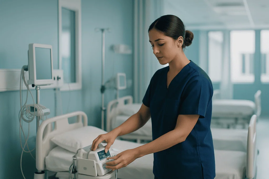 What Patients Often Miss Before Needing Full Body Mri with Personalized Care 1 Nurse preparing medical equipment in hospital room.