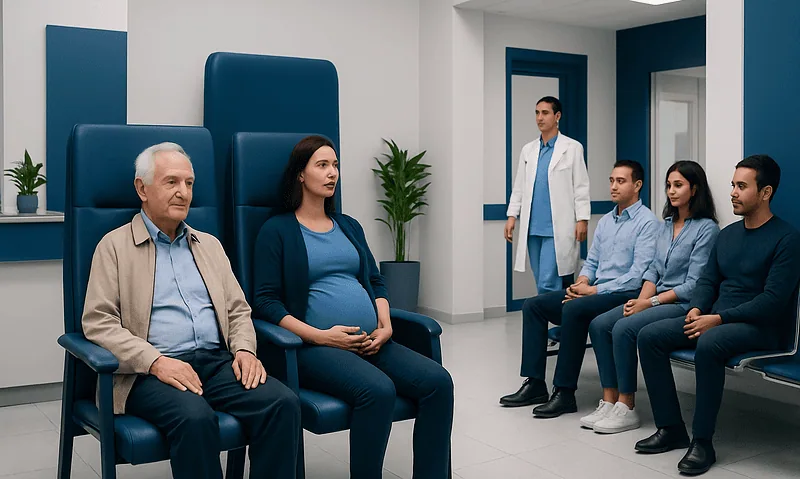 What priority seating and queue support usually means — priority seating in Turkish hospitals