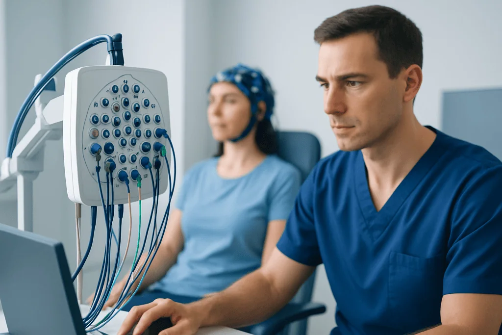 What specialists in clinical neurophysiology do — clinical neurophysiology