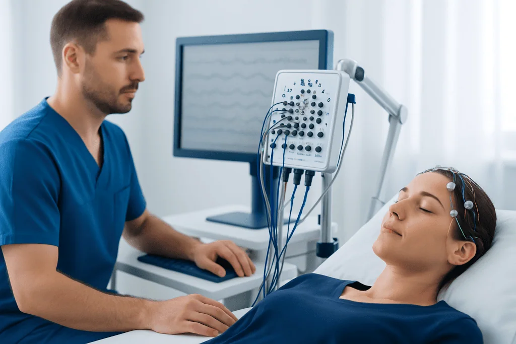 What symptoms and conditions can these tests help evaluate? — neurophysiological testing