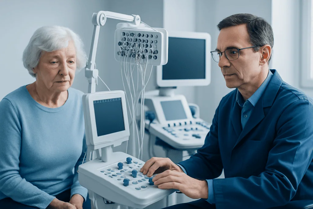 What symptoms lead to an evaluation — geriatric neurologist