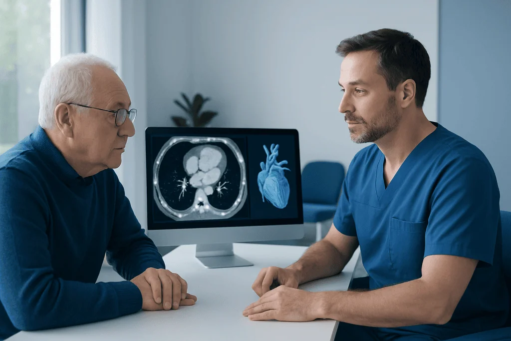What the scan can show — cardiac CT before bypass surgery