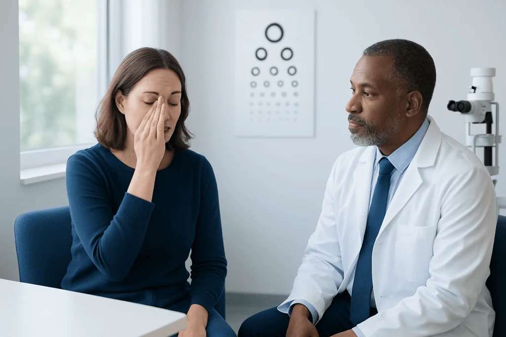What these symptoms can mean — eye doctor symptoms