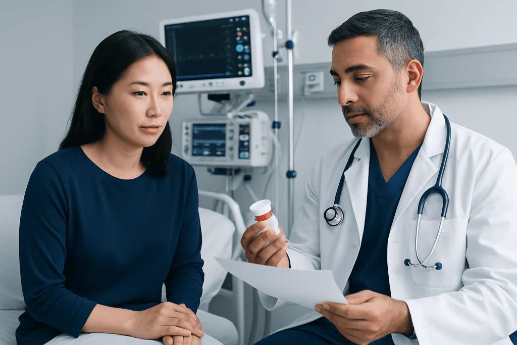 What to confirm before you leave the hospital — Discharge medication plan