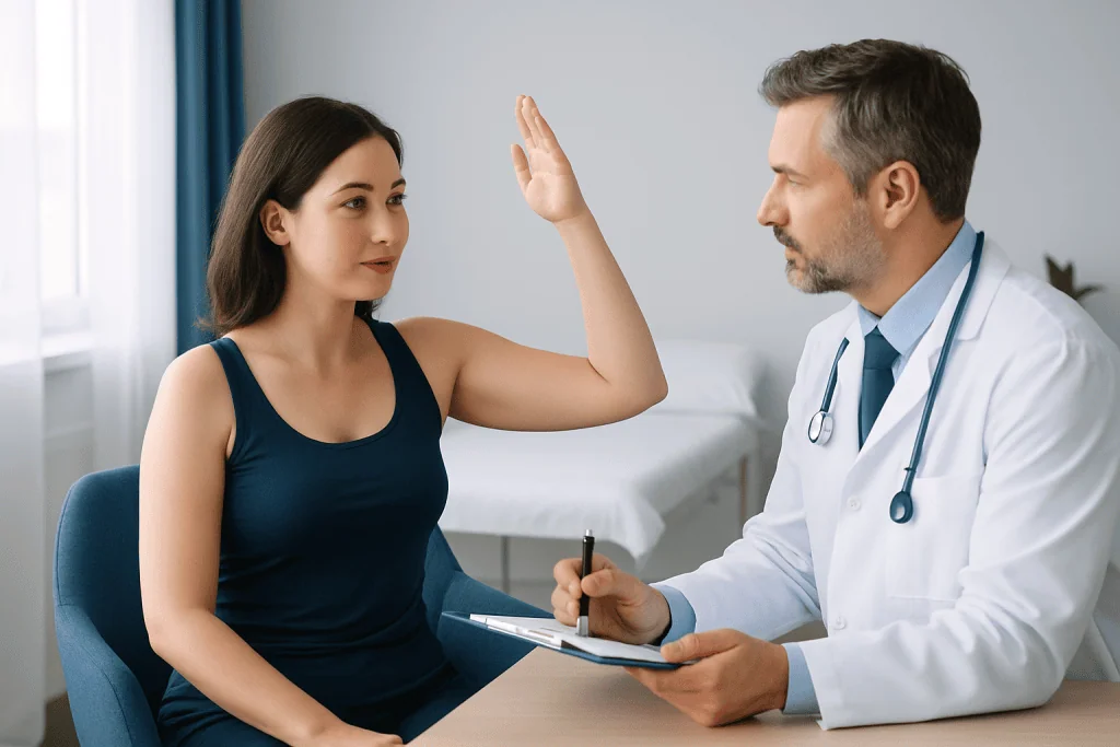 What to expect before the procedure — arm liposuction