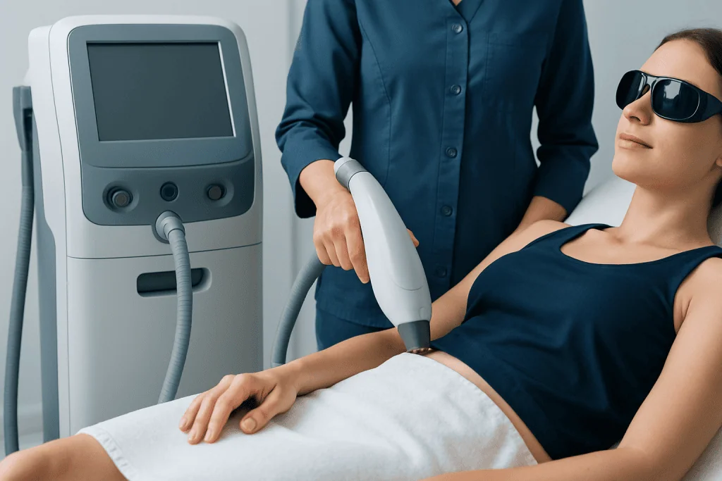 What to expect during a session — does laser hair treatment hurt