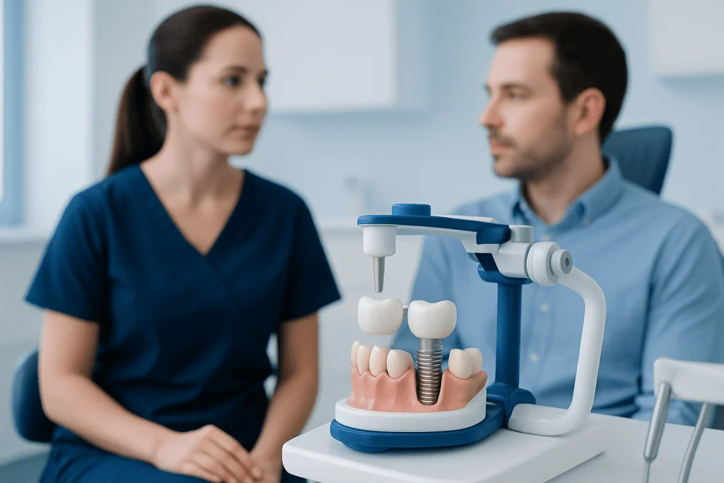 When a Dental Crown Is Usually Recommended — dental crown vs implant