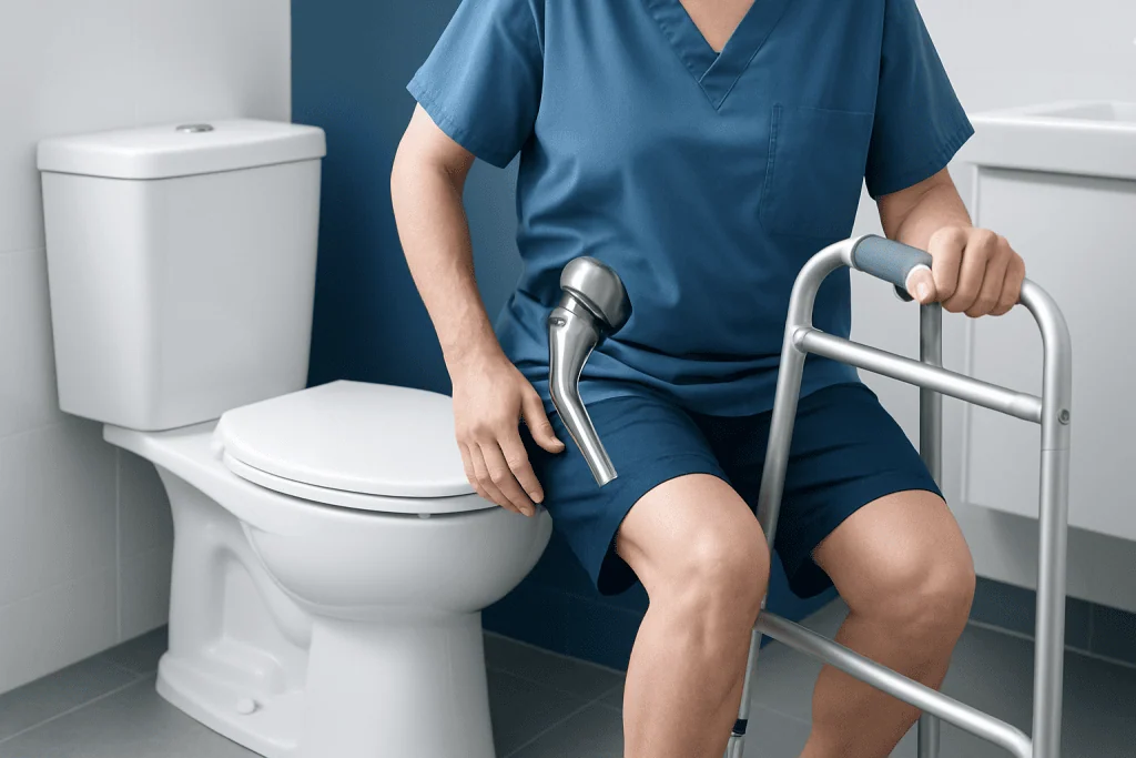 When a Regular Toilet Is Usually Safe — regular toilet after hip replacement