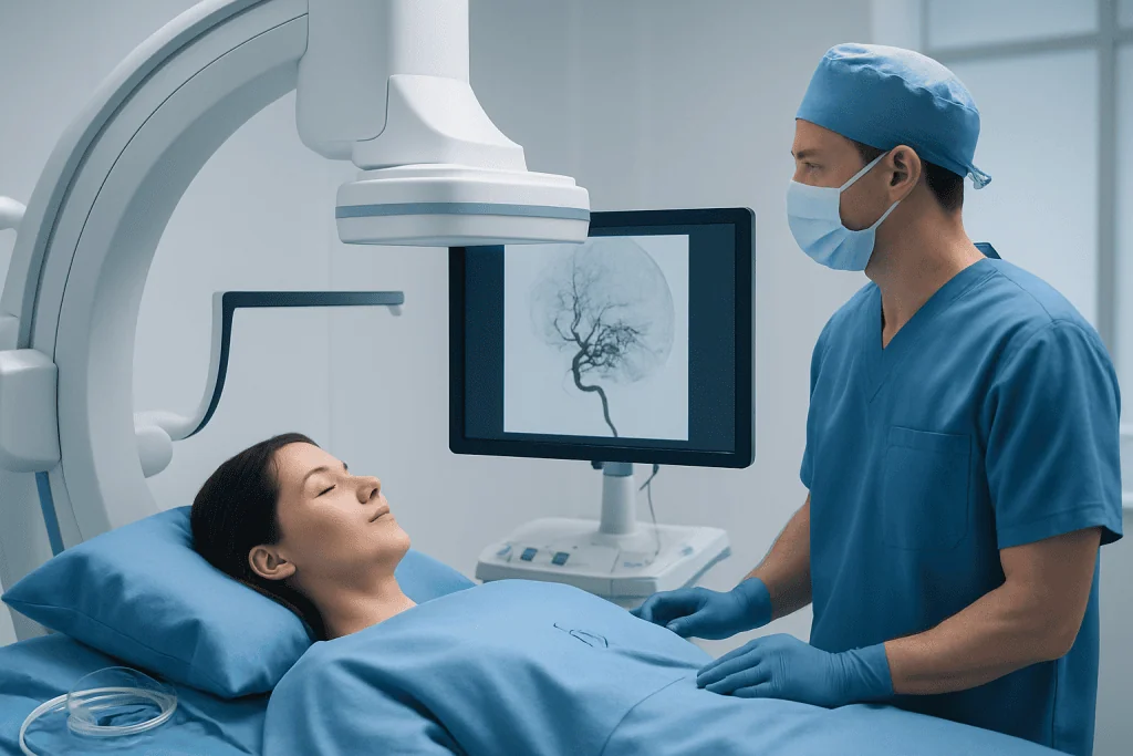 When embolization is used — brain AVM embolization