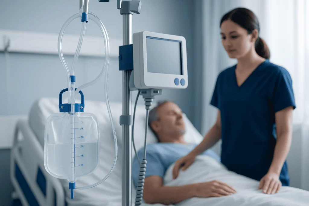 When is it recommended? — drains catheters tubes before discharge turkey