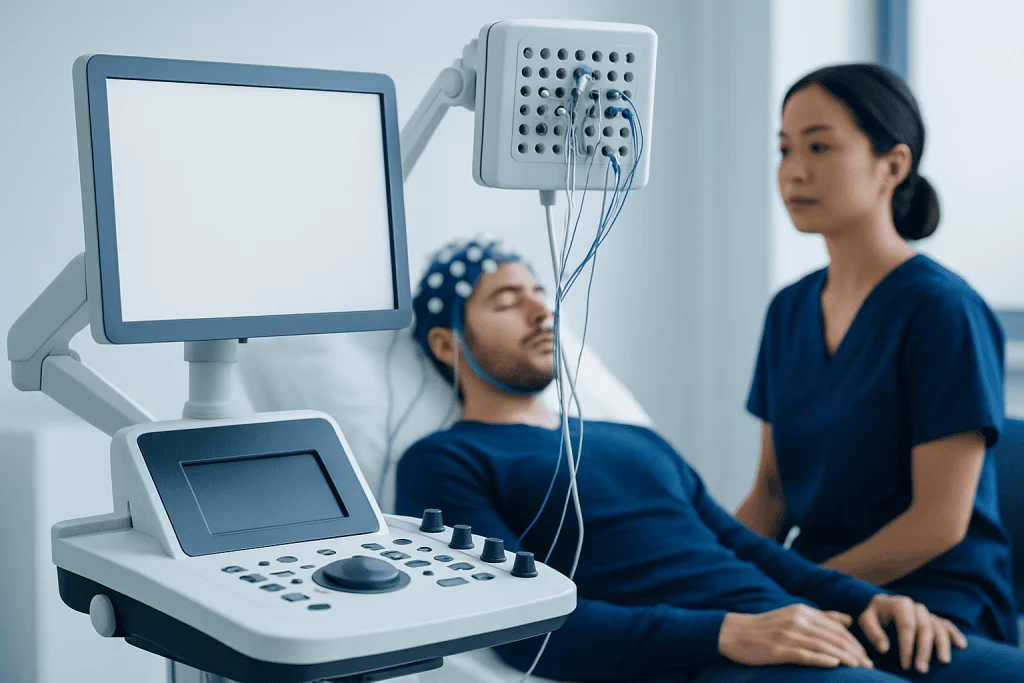 Where the term appears in medical reports — neurophysiological meaning in a medical report