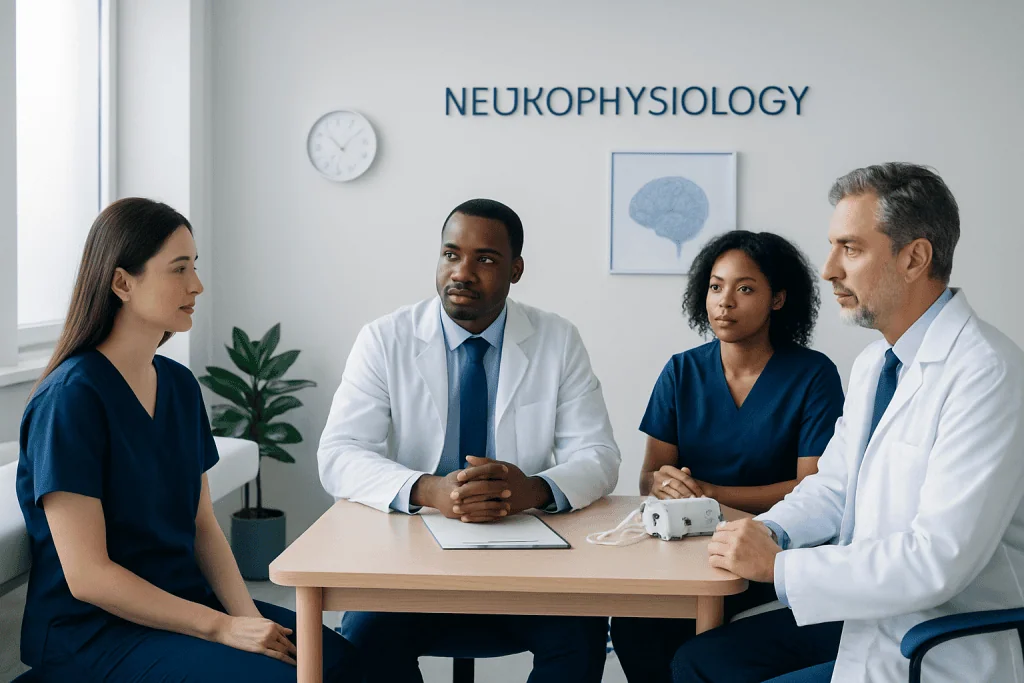 Which Specialists Work in a Neurophysiology Department? — Neurophysiology Department