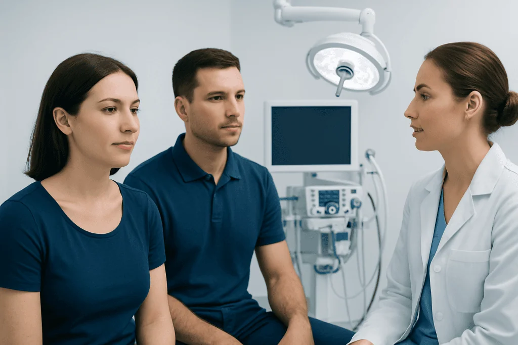 Medical consultation for cosmetic procedures at Acibadem Hospitals Group.