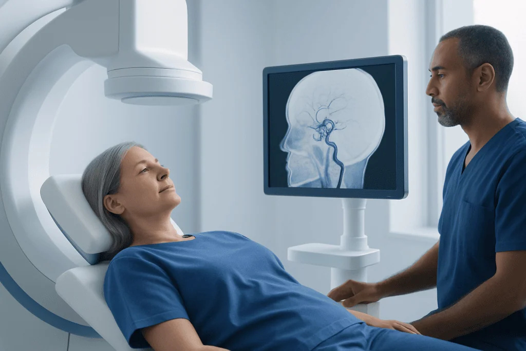 Who it helps and when it may be recommended — brain aneurysm coiling