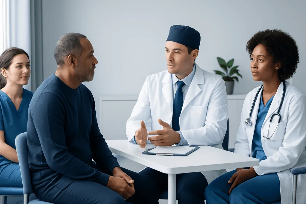 Who may be part of your clinical team — surgeon credentials and care responsibilities