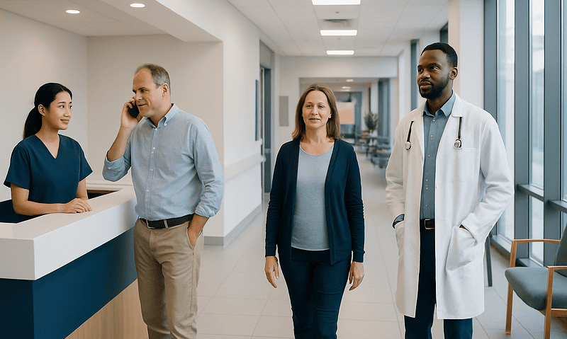 Why arrival confirmation matters — Confirm arrival details with the hospital