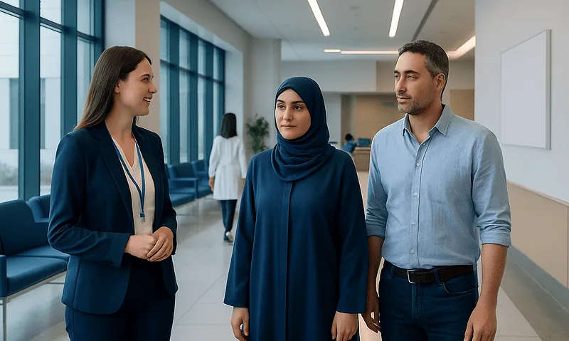 Interpreters supporting diverse patients at Acibadem Hospitals Group.