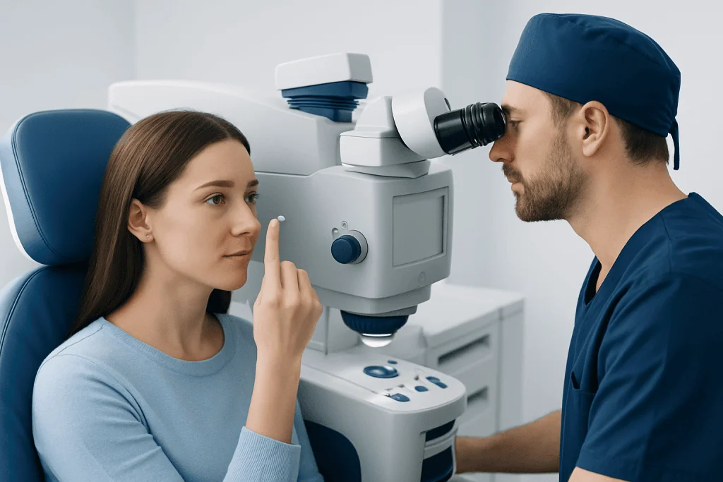 Why Someone Might Need Contacts After LASIK — contacts after LASIK