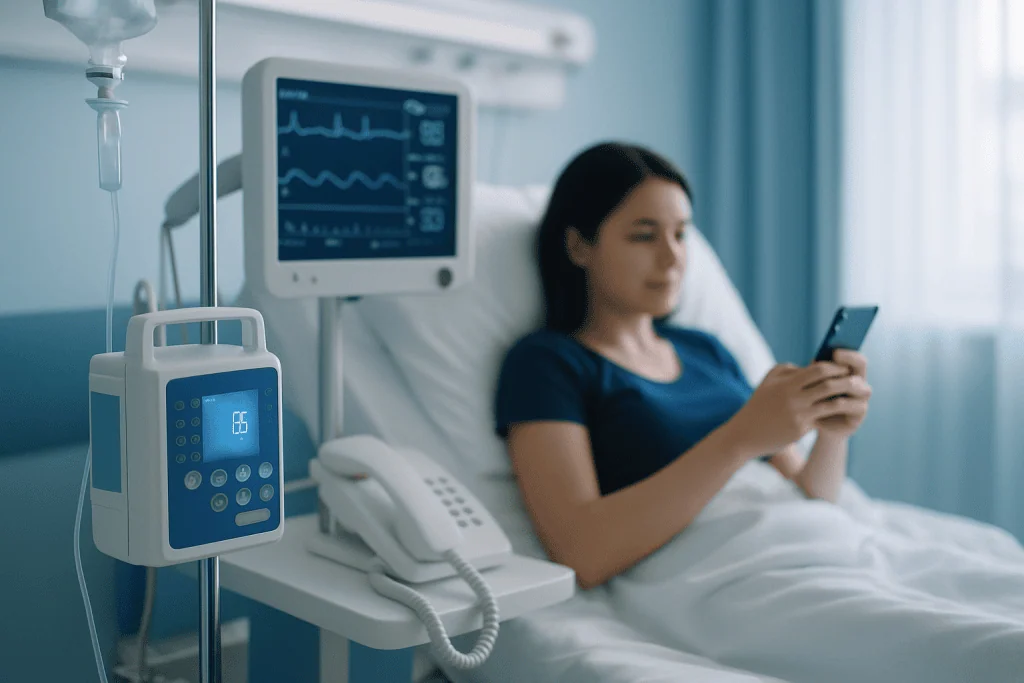 Wi-Fi, phones, and staying connected — Hospital room amenities in Turkey