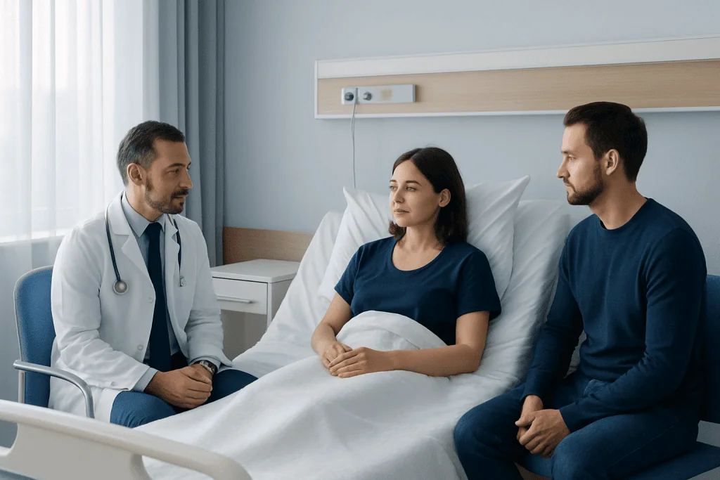 Your room, companion, and basic comfort needs — unplanned overnight hospital stay in Turkey