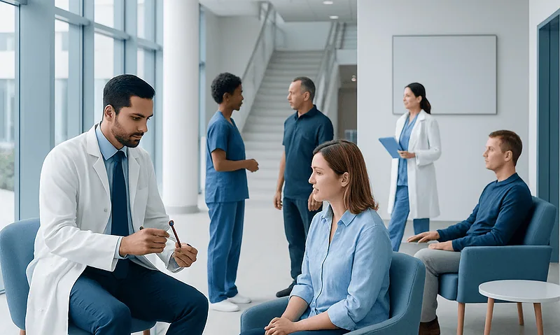 ALT (SGPT) Blood Test: What Low and High Levels Mean — and What to Do Next 14 Medical consultation at Acibadem Hospital with healthcare professionals and patients.