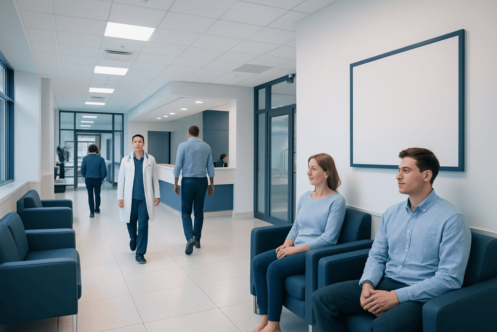 Sparkling Water vs Tonic: Key Differences and How Doctors Tell Them Apart 1 Modern hospital corridor with patients and staff in a healthcare facility.