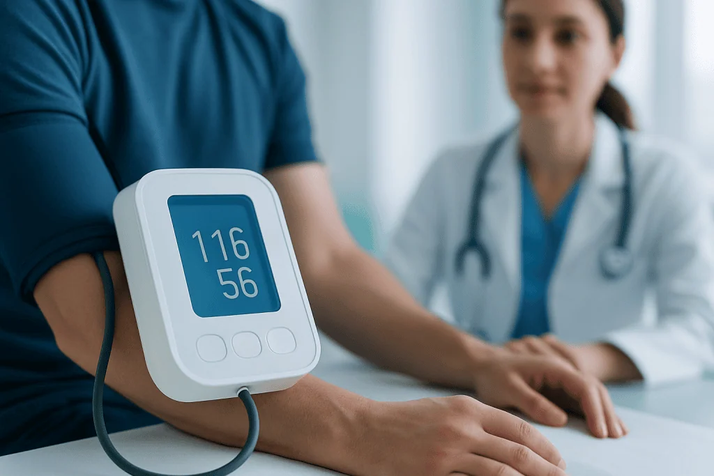 Blood pressure classification table — 116/56 blood pressure