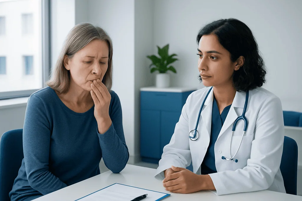 Causes and risk factors — metallic taste in the mouth
