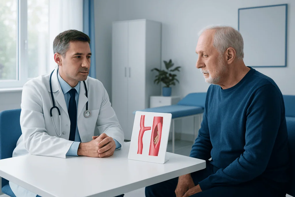 Causes and risk factors — carotid artery narrowing after stroke