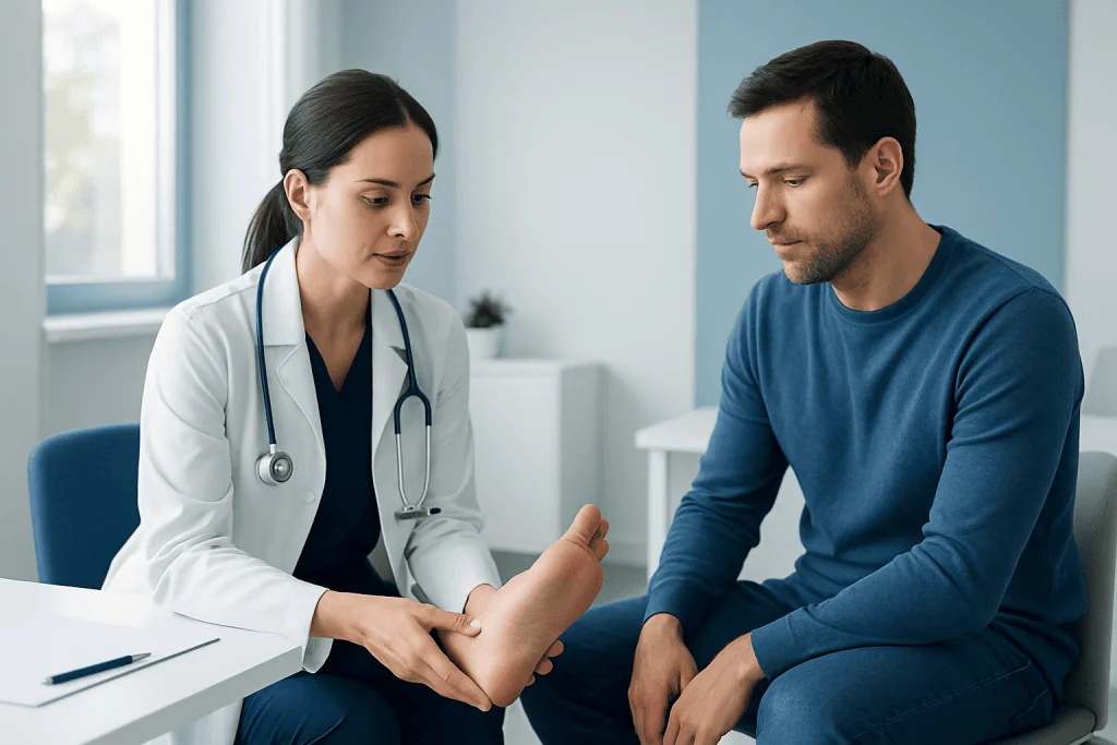 Causes and risk factors — sore feet arches