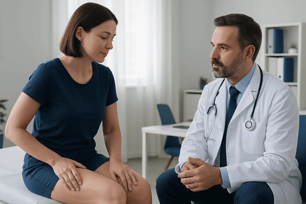 Causes and risk factors — knot on inner thigh