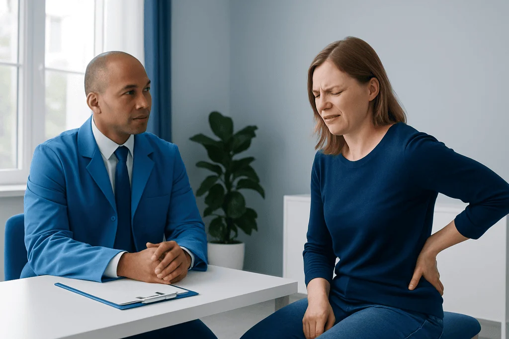 Causes and risk factors — back nerve trapped