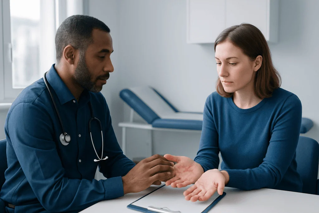 Causes and risk factors — blisters on hands