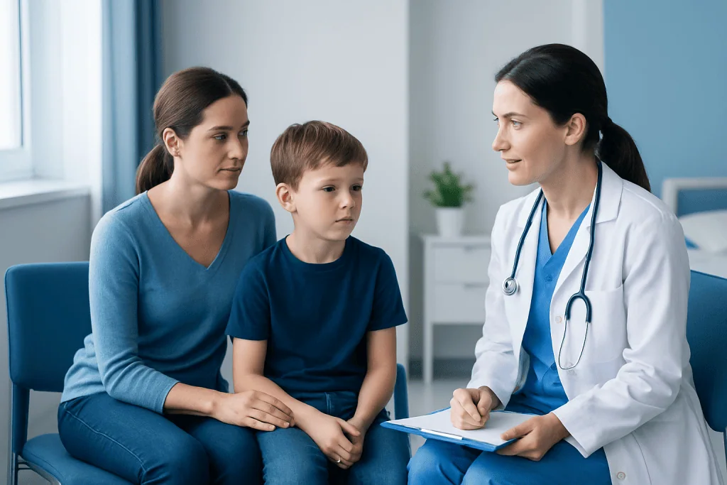 Causes and risk factors — childhood muscle weakness