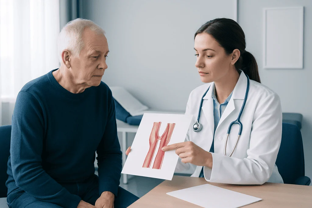 Causes and risk factors — carotid artery stenosis