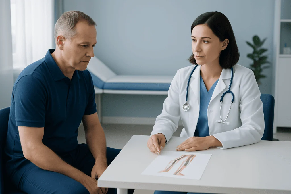 Causes and Risk Factors — peripheral artery disease vs deep vein thrombosis