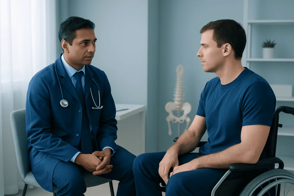 Causes and risk factors — paraplegic
