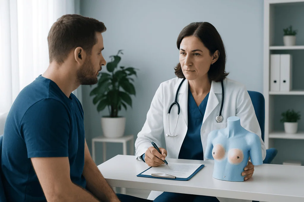 Causes and the pre-surgery medical evaluation — gynecomastia surgery