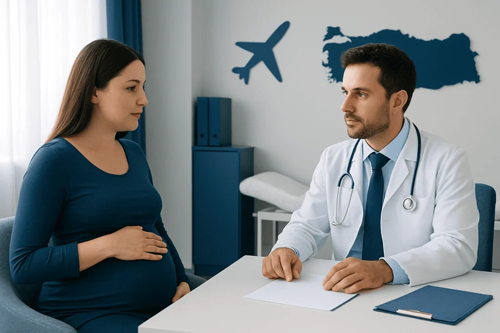 Check airline rules, travel timing and your route — traveling to Turkey for treatment while pregnant