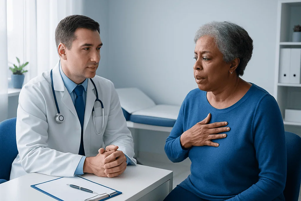 Clues That Help Distinguish the Cause — out of breath when walking