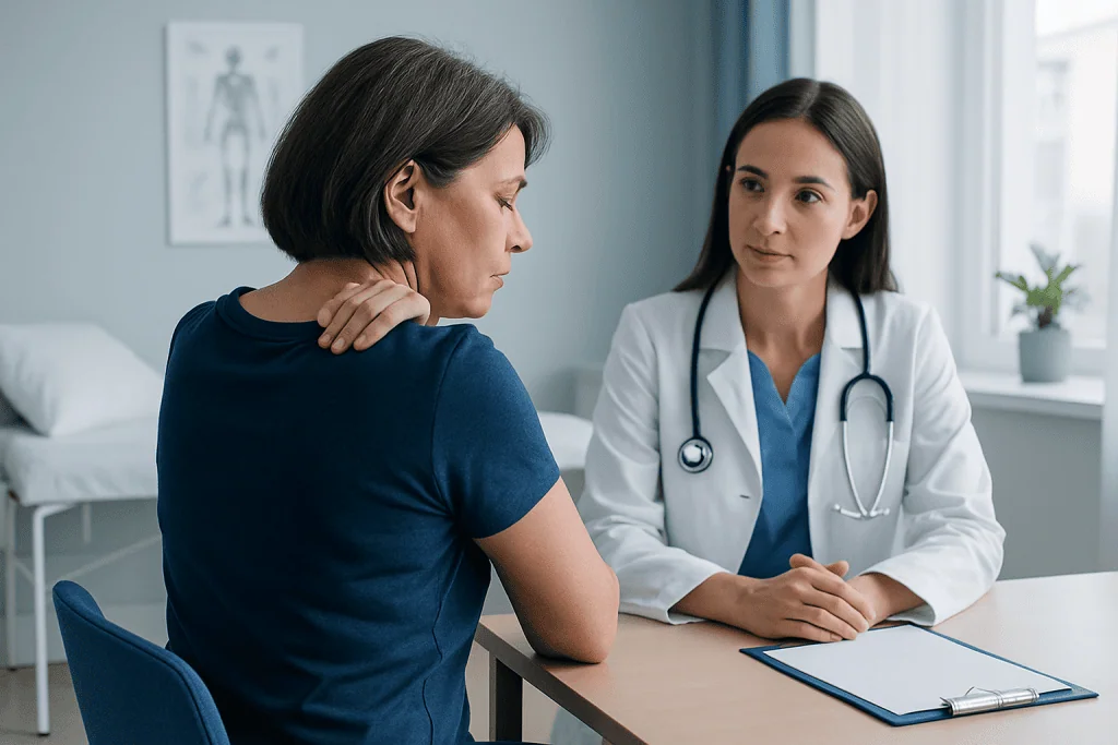 Common causes and related conditions — back ache upper